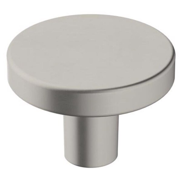 Amerock Versa Contemporary Round Cabinet Knob 1-3/8 in. D 1 in. Satin Nickel 6 pk 6PK36904G10 - main